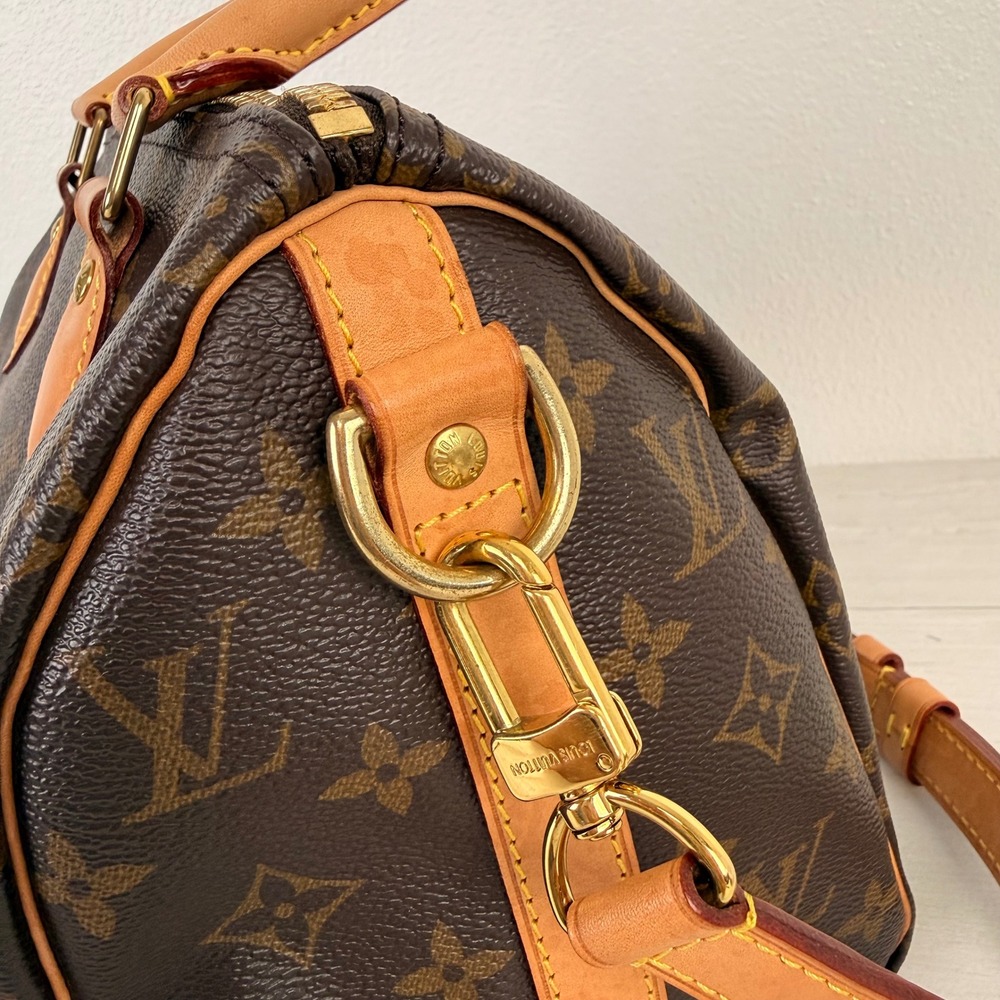 Louis Vuitton Speedy Bandouliere 25 Brown Monogram Shoulder Crossbody Bag - Picture 4 of 16